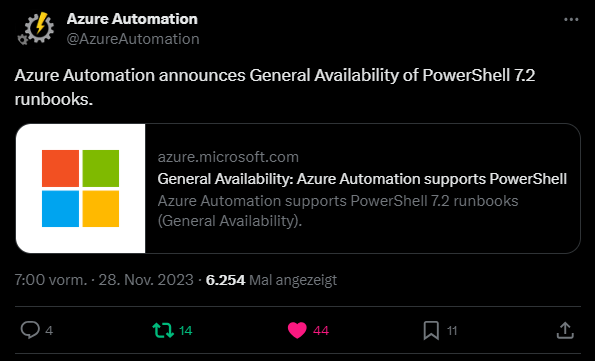 How to deploy a PowerShell 7.2 runbook to Azure Automation using Bicep /deploy-powershell-7-2-runbook-azure-automation-bicep/images/gaannoucement.png